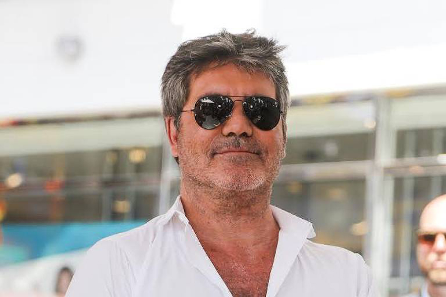 O produtor e jurado Simon Cowell 