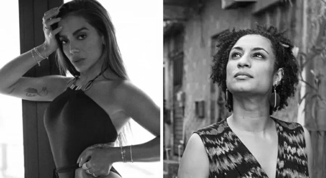 Anitta posta homenagem a Marielle Franco nas redes sociais