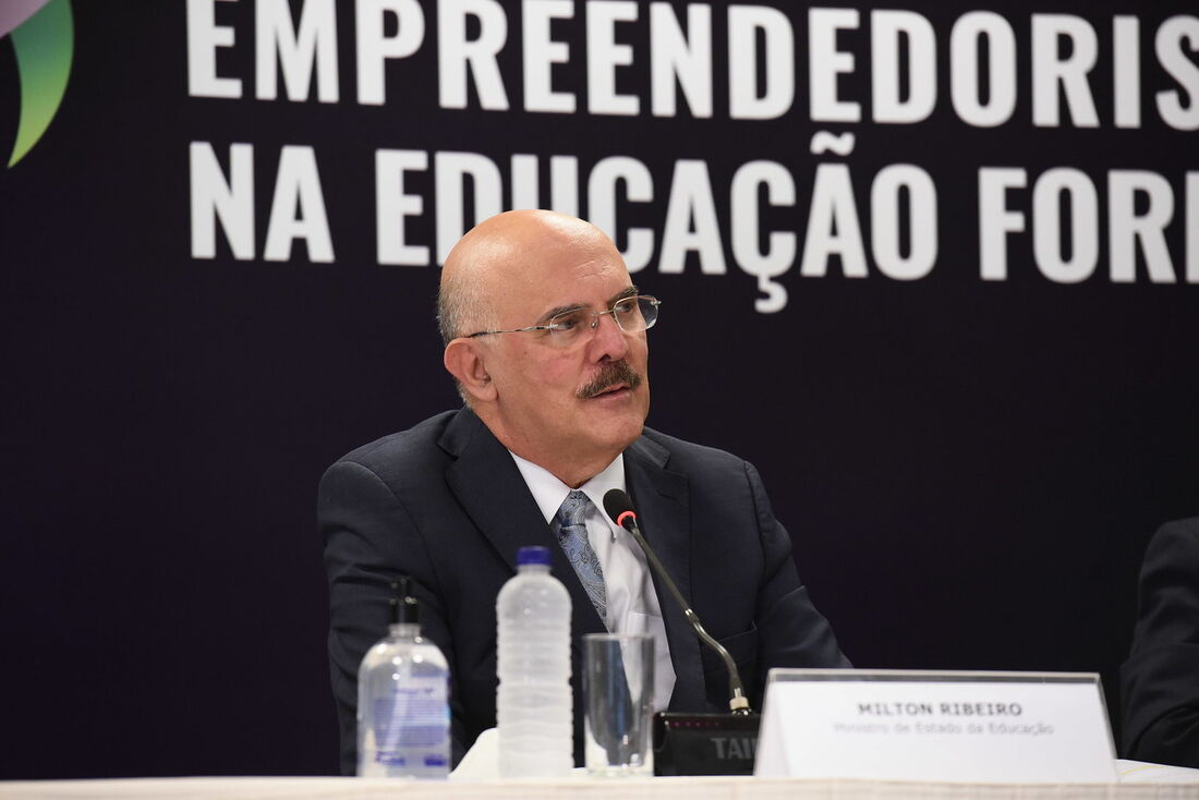 O ministro da Educação, pastor Milton Ribeiro