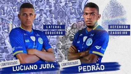 Luciano Juba e Pedrão, criados na base do Sport, foram emprestados para o Confiança, até o final da temporada