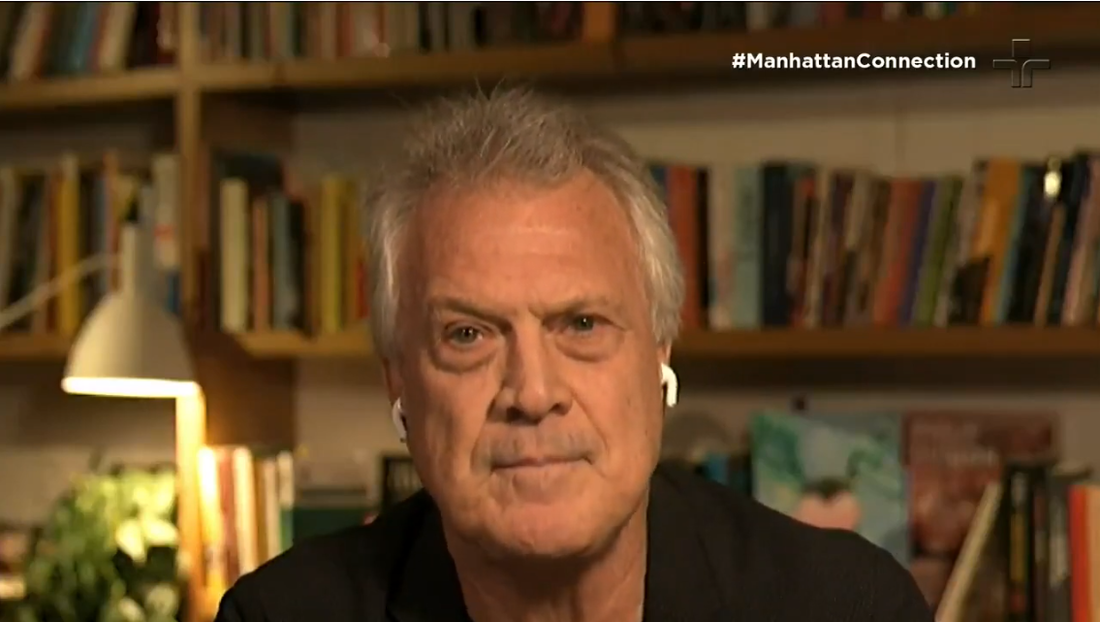 Pedro Bial deu entrevista ao Manhattan Conection