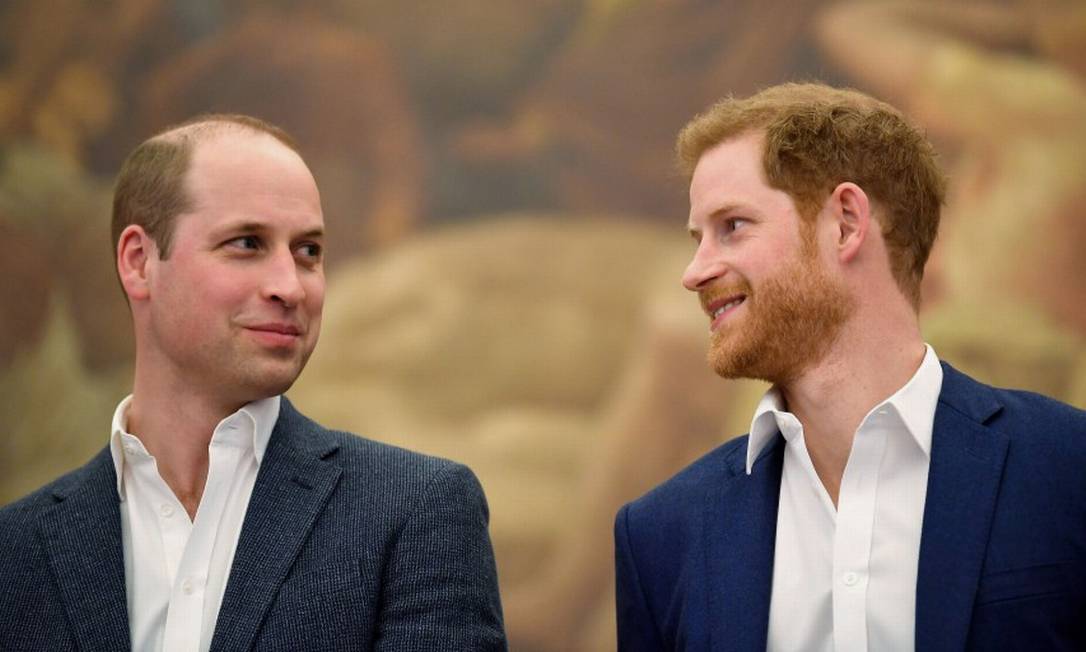 William e Harry, em foto de arquivo