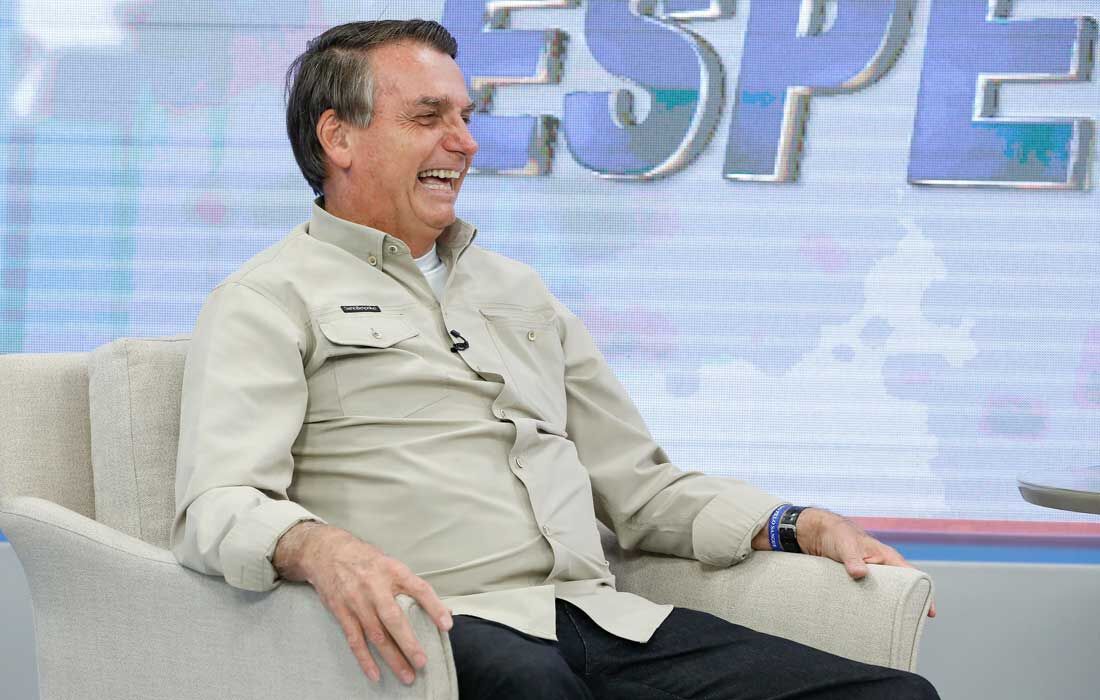 Bolsonaro no programa da TV A Crítica