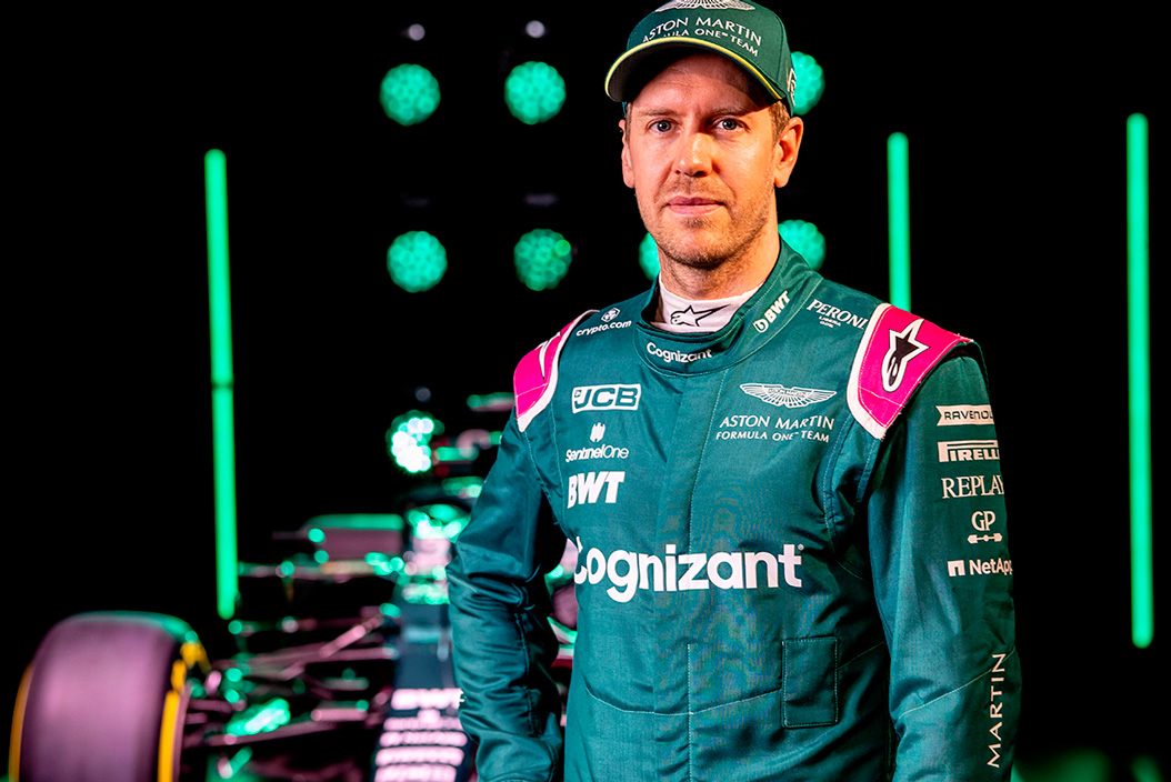 Sebastian Vettel, atualmente na Aston Martin