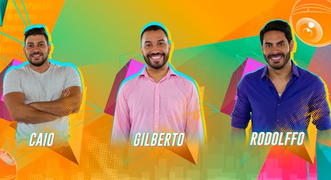 Caio, Gilberto e Rodolffo disputam paredão