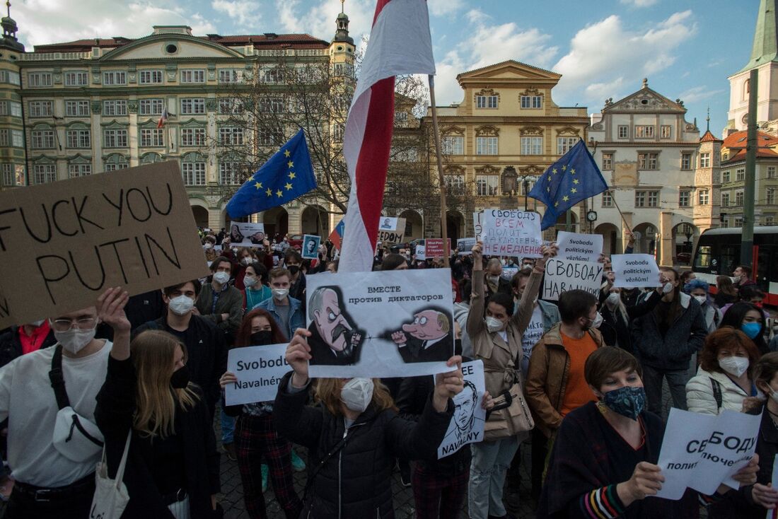 Manifestações contra a prisão de Alexei Navalny