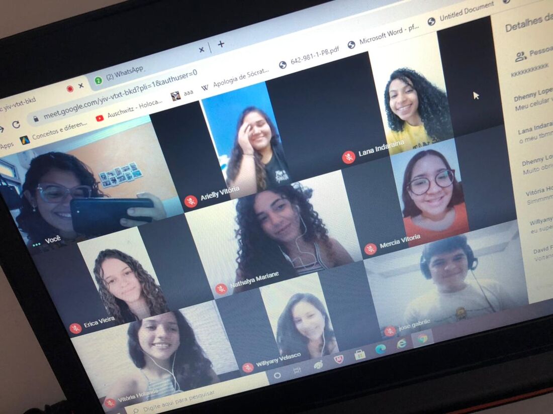 Aulas eram ministradas na plataforma Google Meet