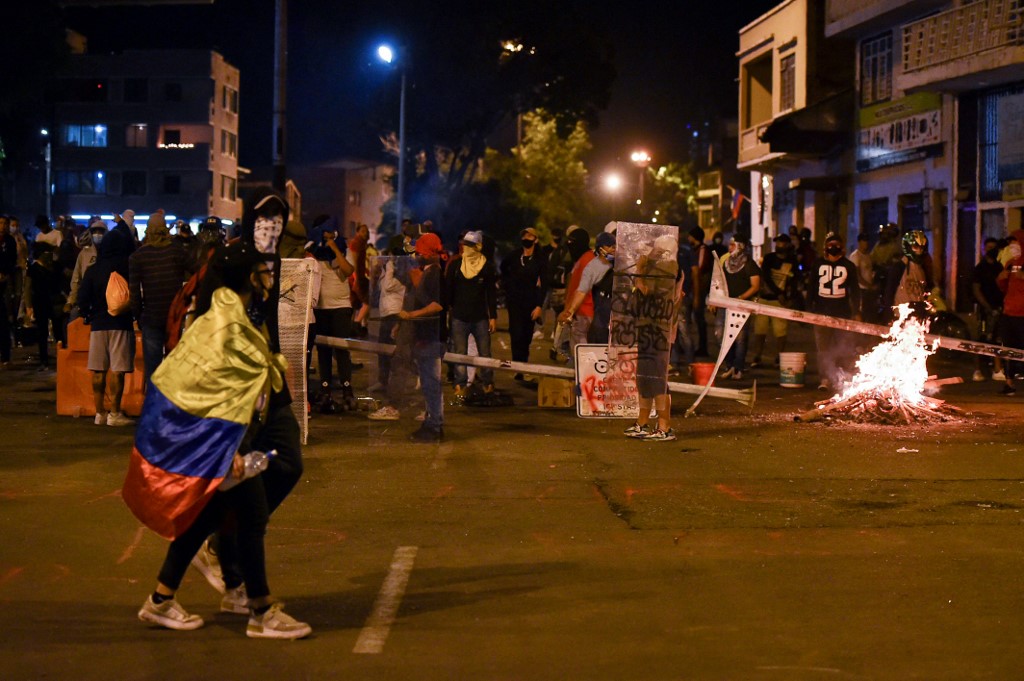 Protestos na Colômbia