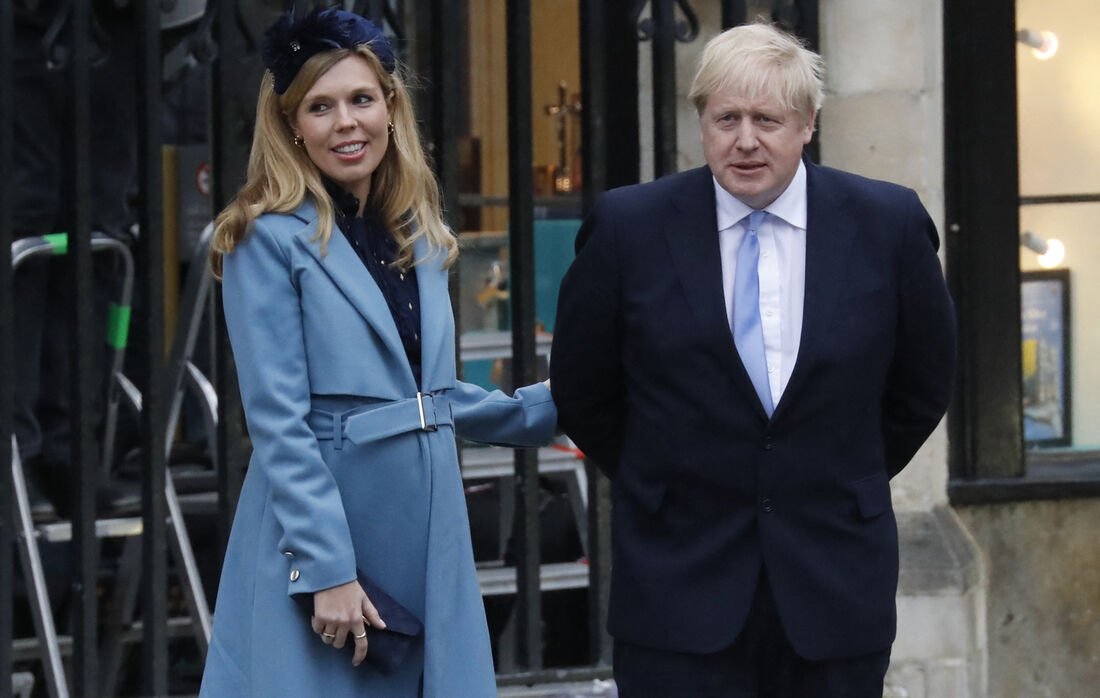 Carrie Symonds e Boris Johnson