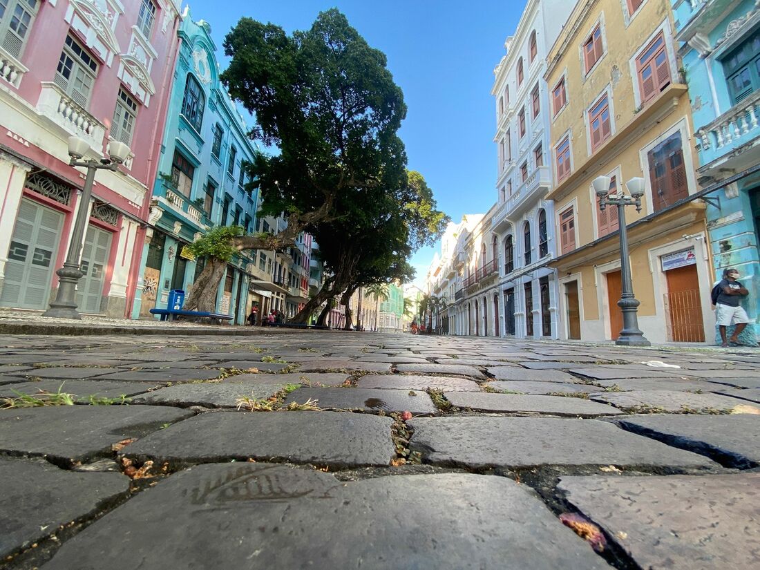 Rua do Bom Jesus, no bairro do Recife