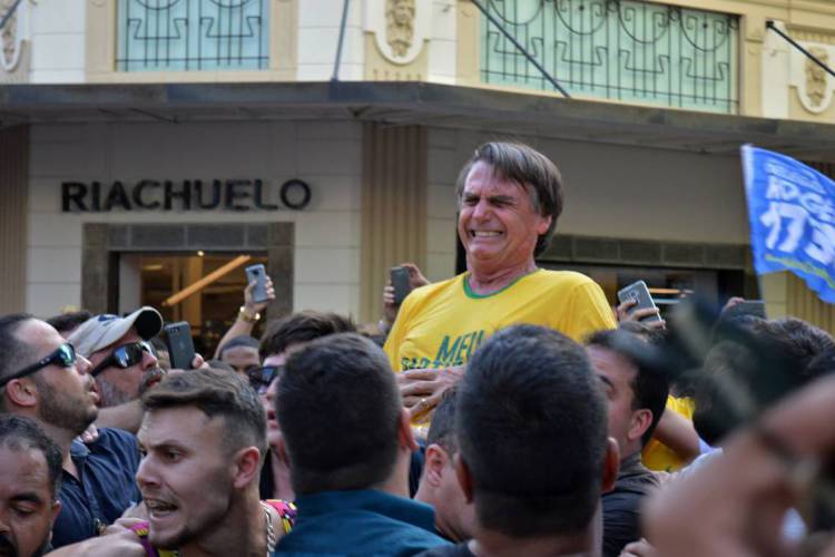 Bolsonaro sofreu um atentado durante sua campanha presidencial em 2018