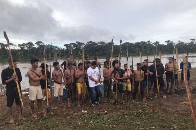 Os yanomamis contam que três garimpeiros morreram durante o tiroteio