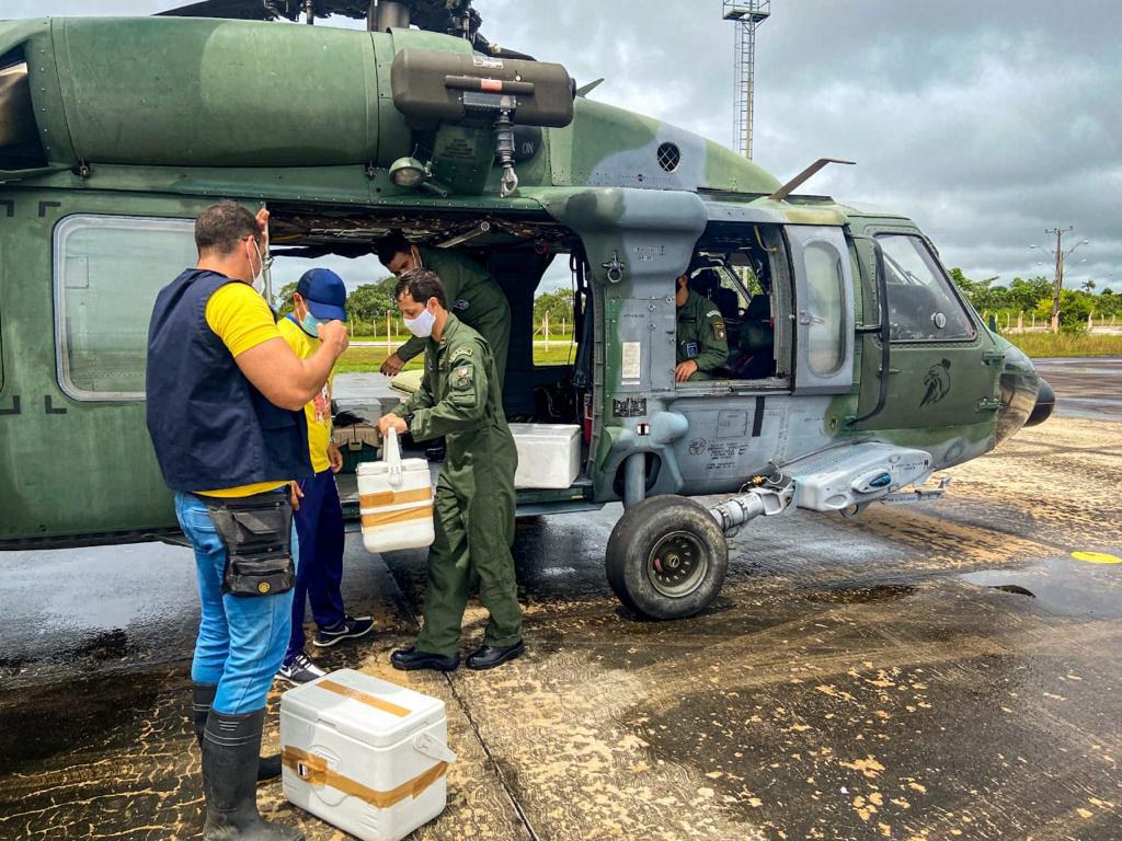 Forças Armadas apoiam a campanha de vacinação contra a Covid-19