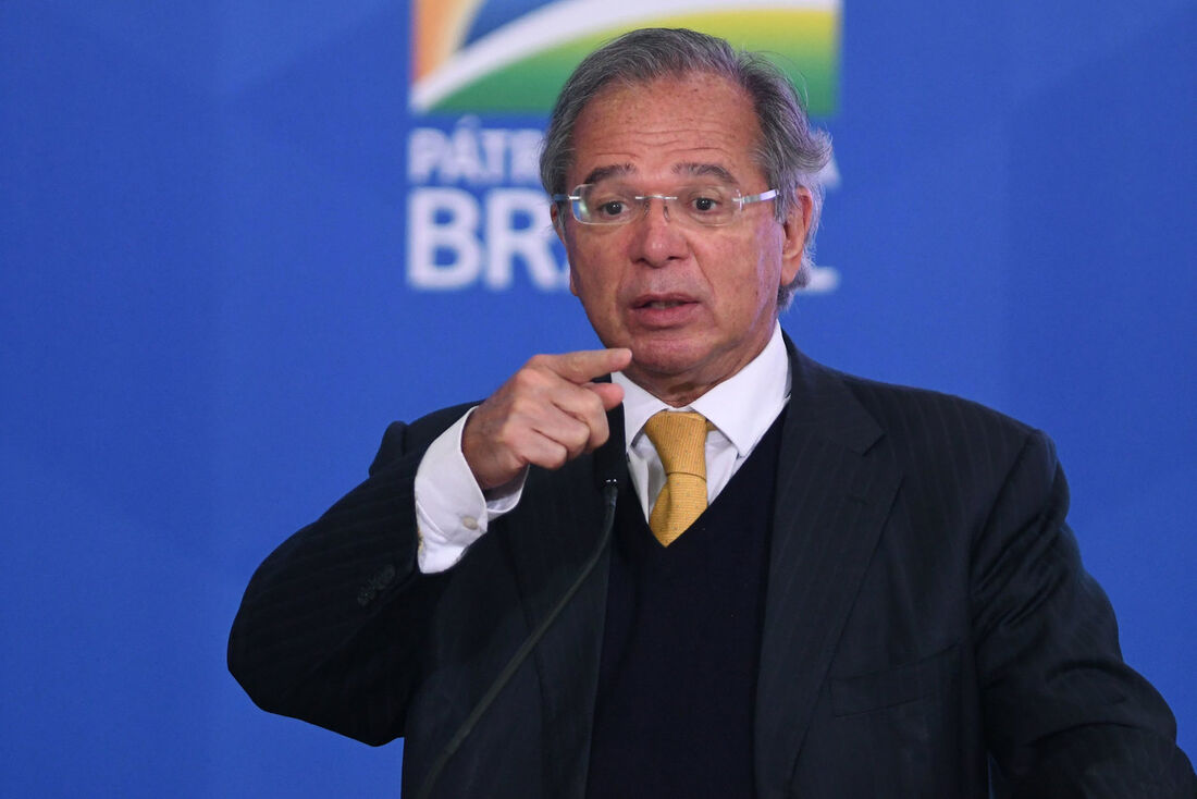 Ministro da Economia, Paulo Guedes, fez declarações urante conferência virtual do Bradesco BBI em Londres