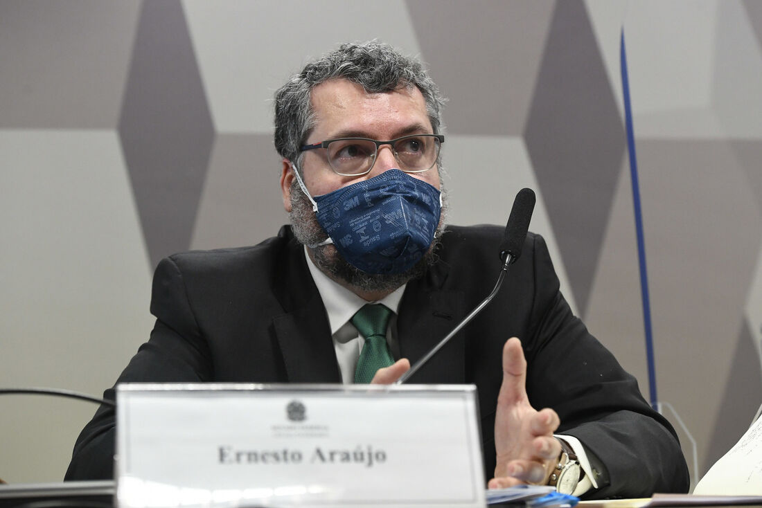 Ex-ministro das Relações Exteriores, Ernesto Araújo