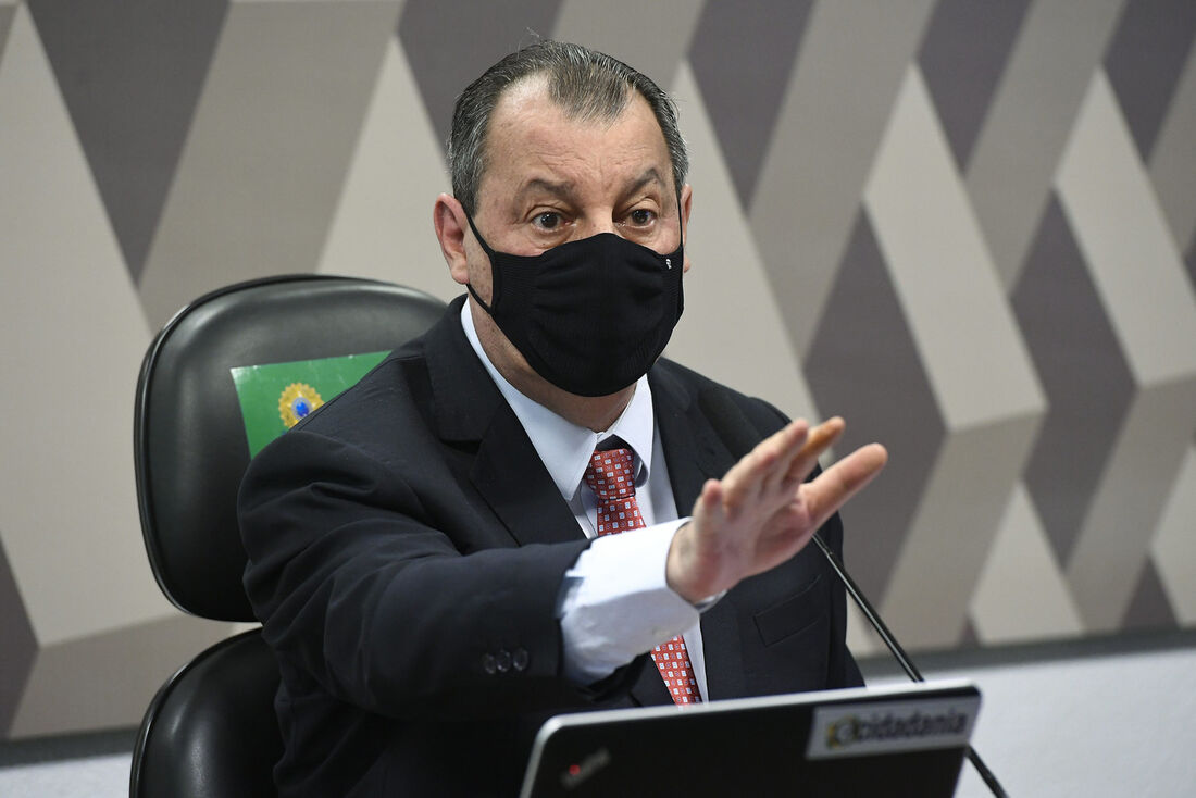 Presidente da CPI da Pandemia, senador Omar Aziz (PSD-AM).