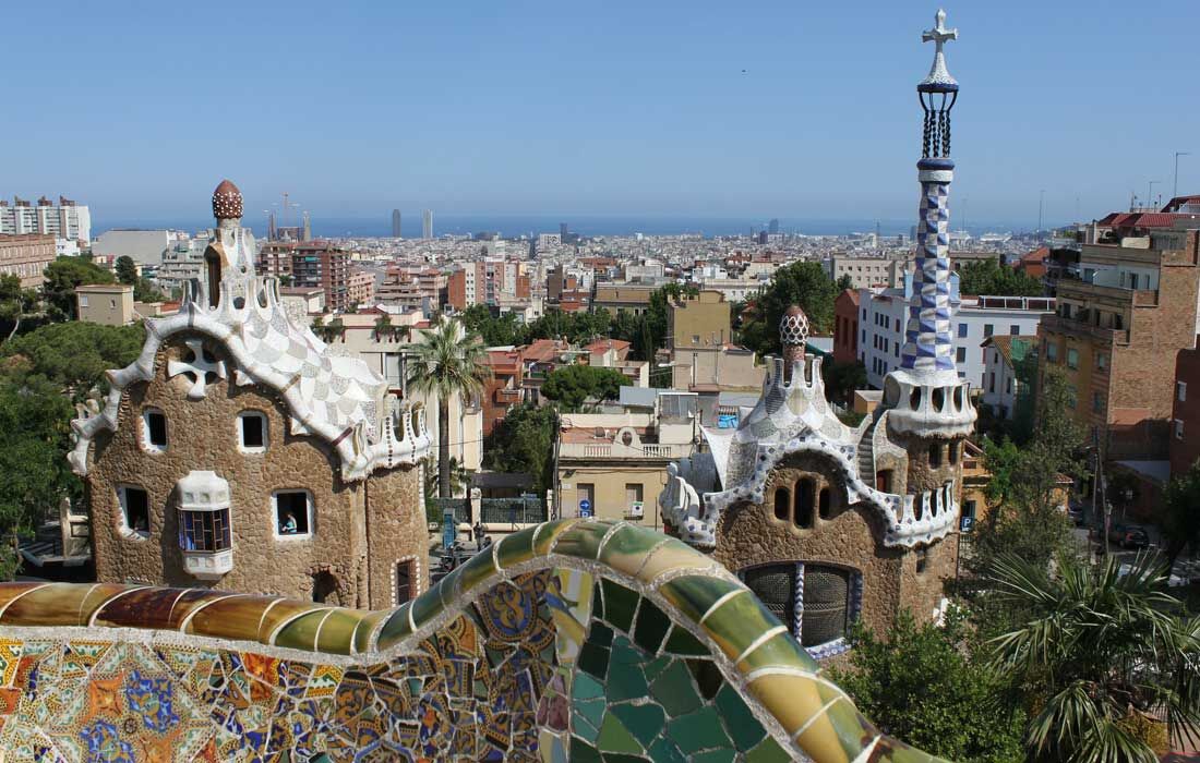 Parque Güell, em Barcelona