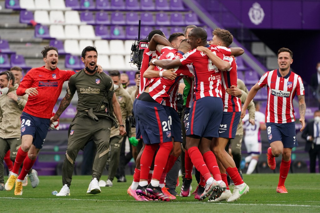 Vitória por 2 a 1 diante do Valladollid, fora de casa, garantiu o título ao Atlético de Madrid