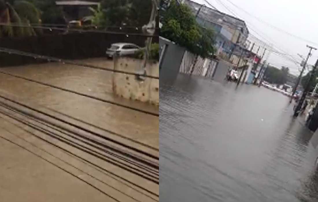 Alagamento no Curado e na Imbiribeira, no Recife