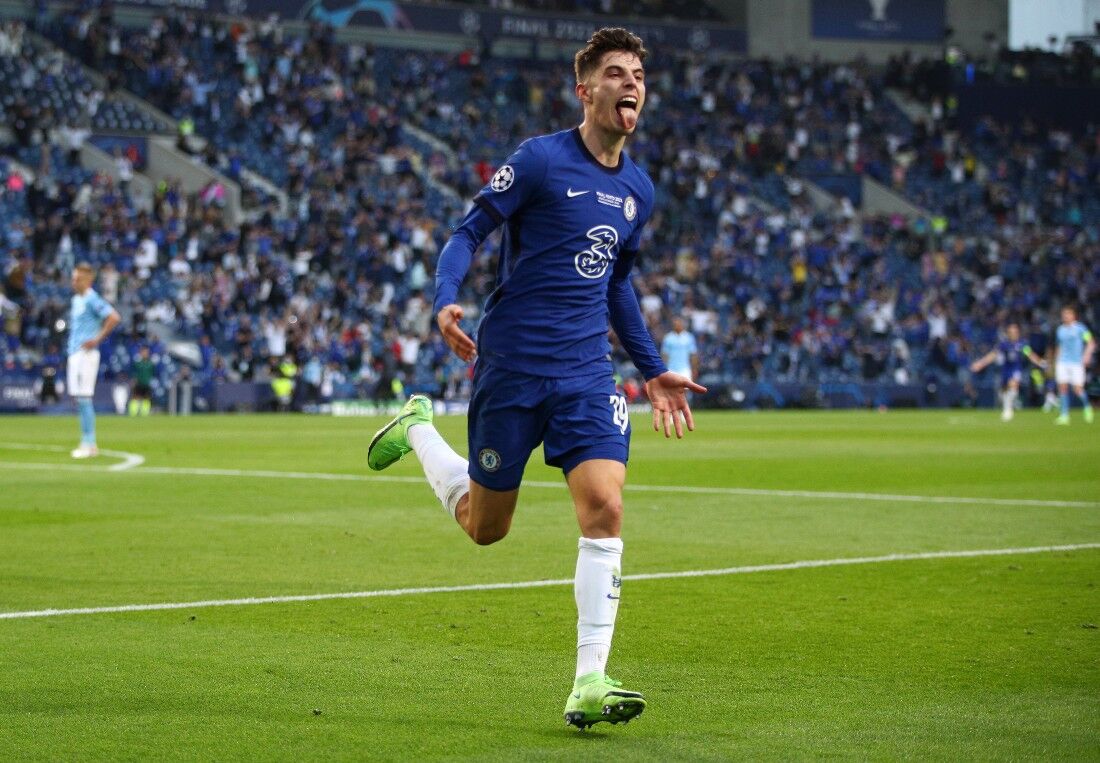 Kai Havertz foi o autor do gol do último título de Champions League do Chelsea 