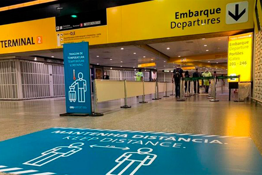 Aeroporto de Guarulhos, em São Paulo