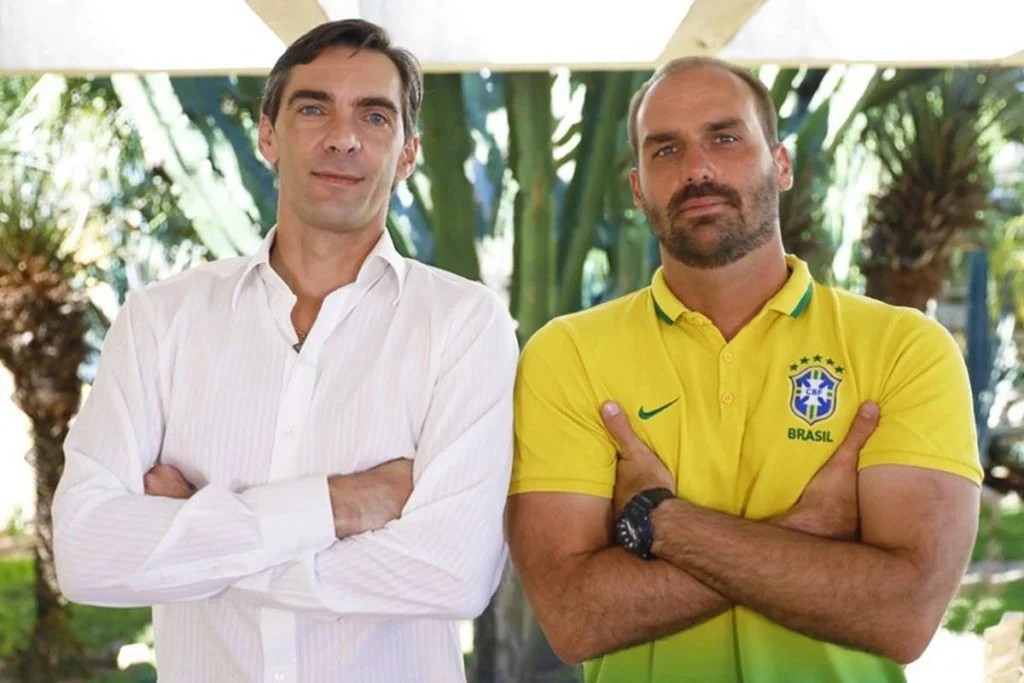 Giba e Eduardo Bolsonaro