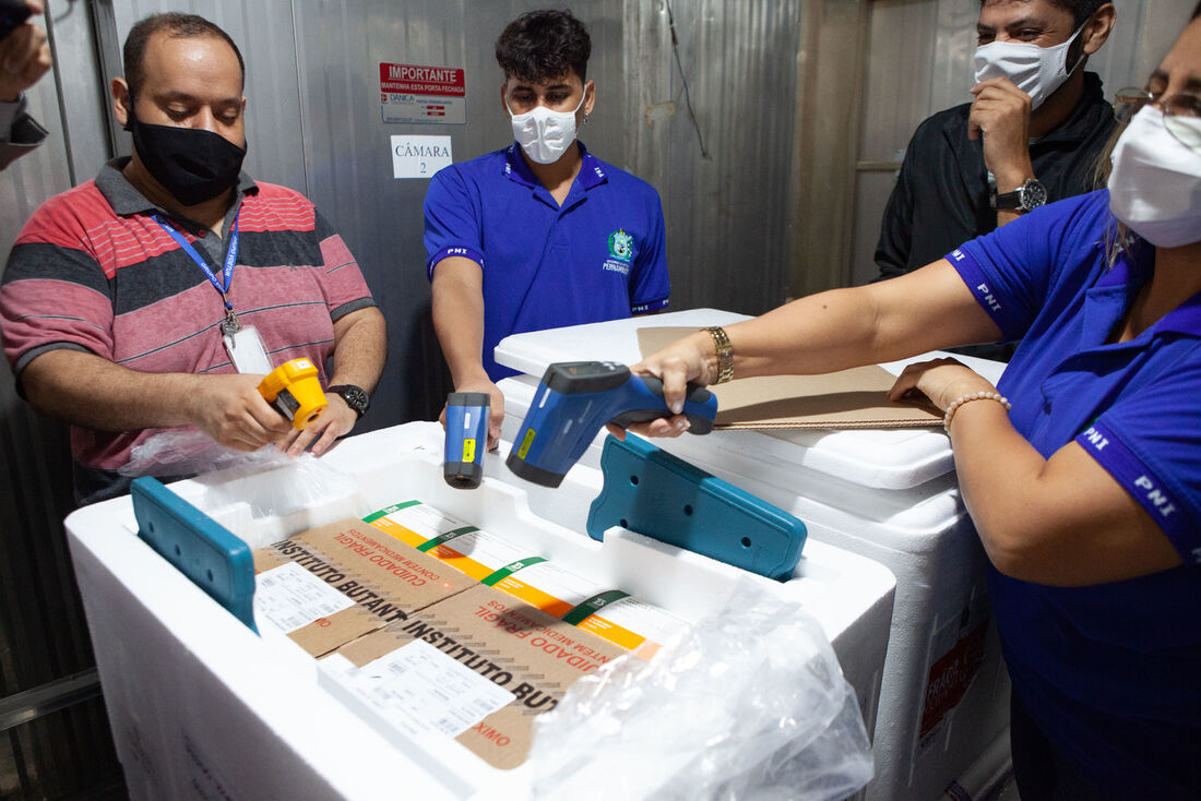 Novo lote de vacina chega a Pernambuco