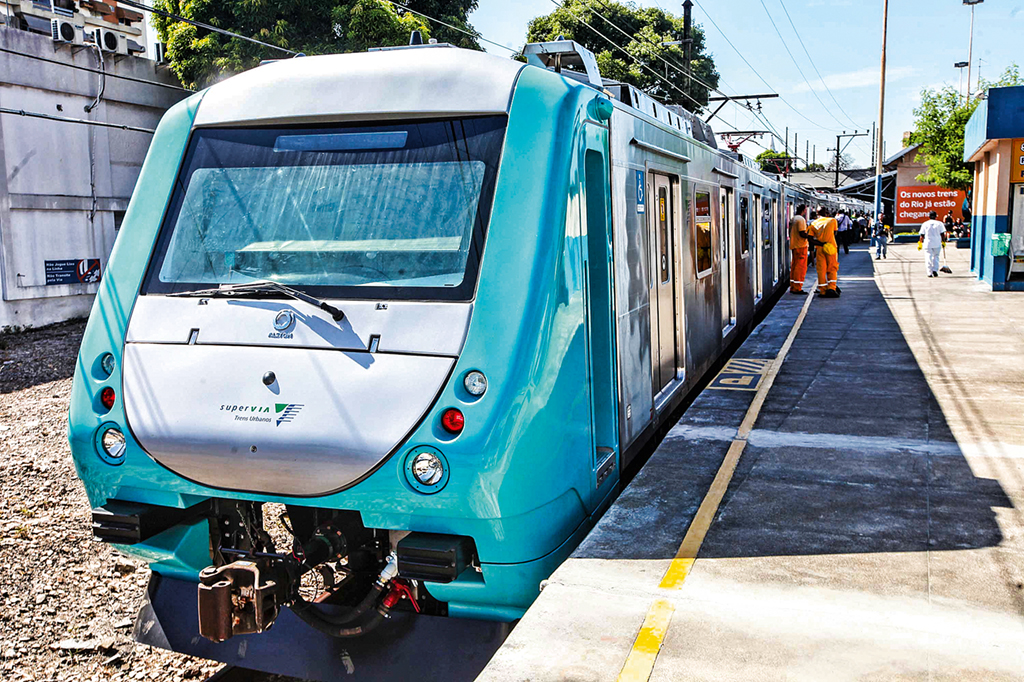 Metrô da SuperVia, no Rio de Janeiro