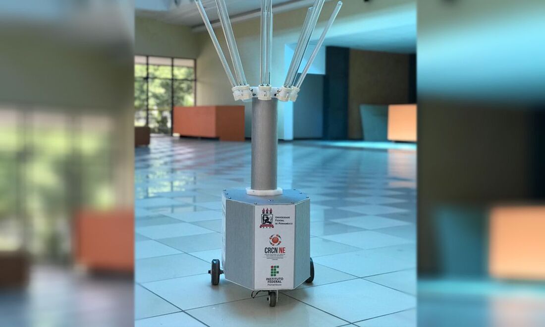 Robô Aurora está na fase de testes no Hospital das Clínicas da Universidade Federal de Pernambuco (UFPE)