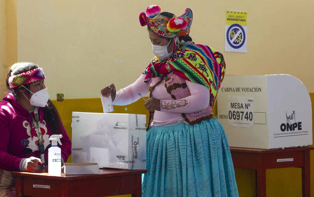 Votação para presidência do Peru