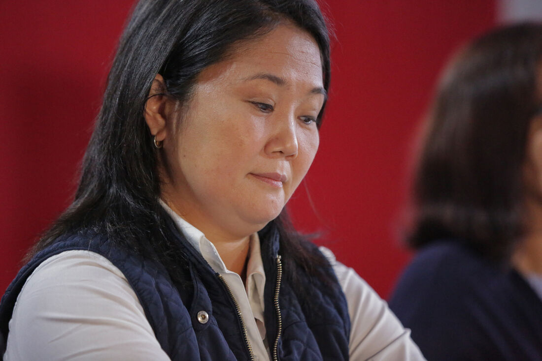 Keiko Fujimor, candidata direitista à presidência do Peru