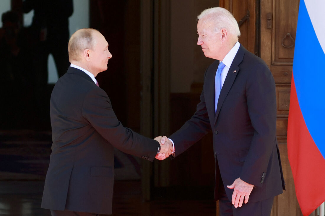 Biden e Putin em cúpula de Genebra