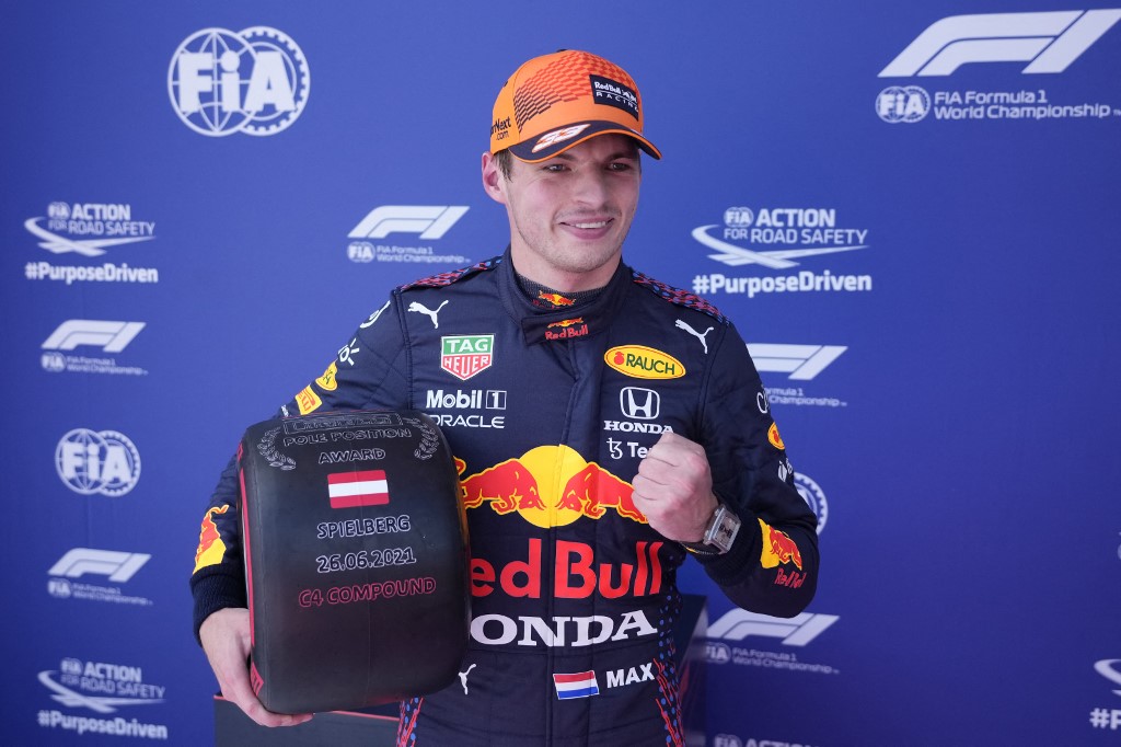 Piloto da Red Bull Max Verstappen