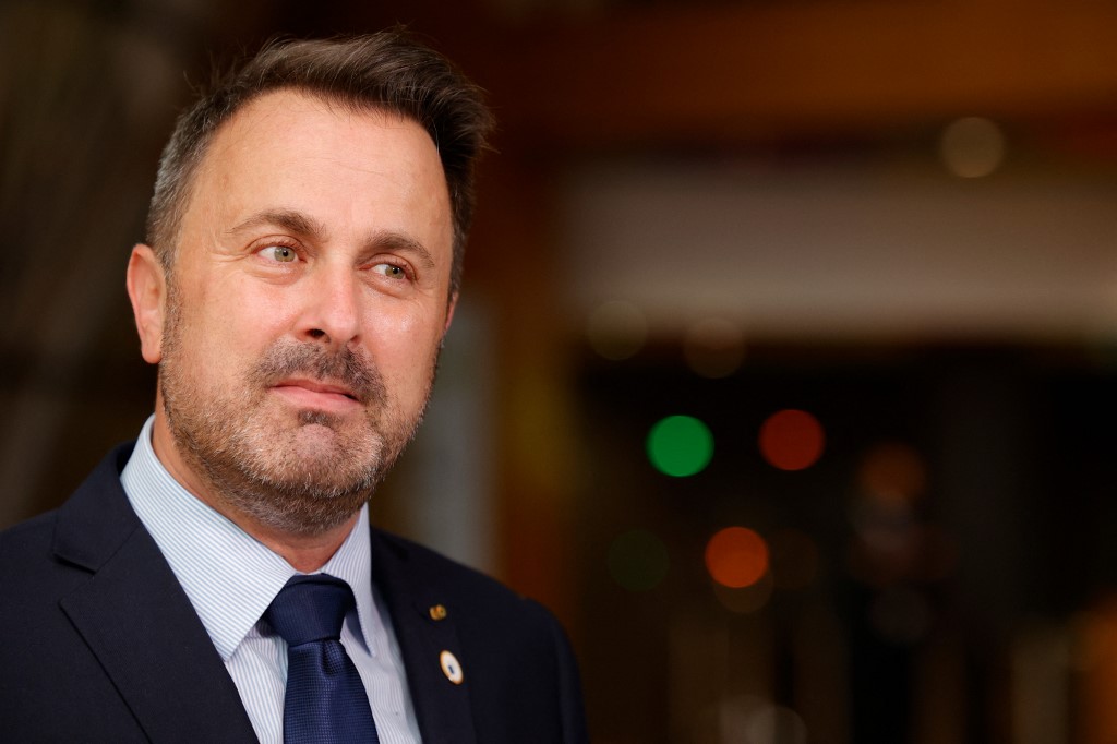 O primeiro-ministro de Luxemburgo, Xavier Bettel