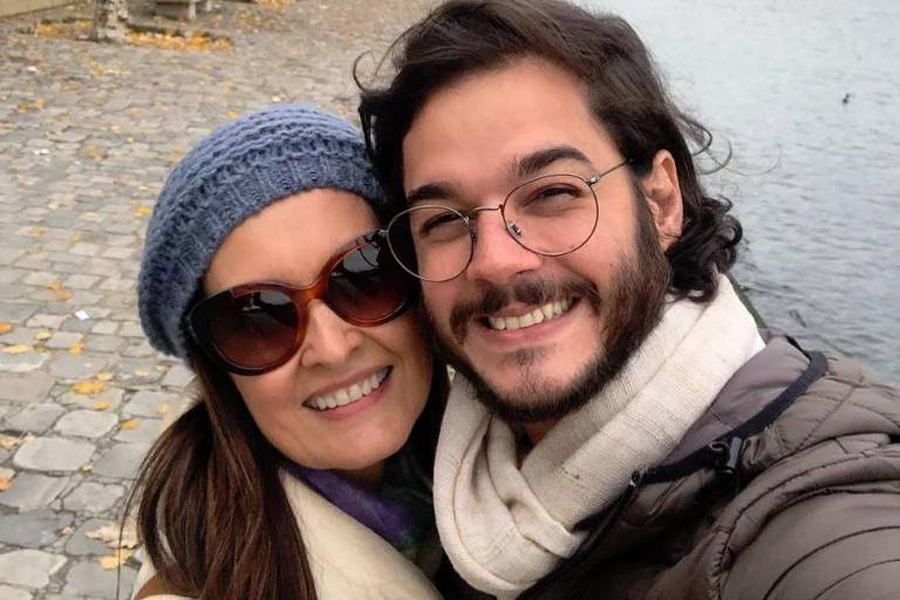 Fátima Bernardes e Túlio Gadelha em Paris