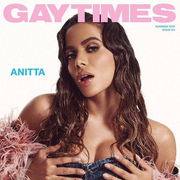 Anitta na capa da revista Gay Times