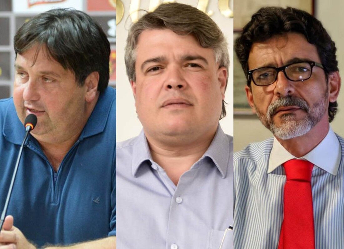 Nelo Campos, Delmiro Gouveia e Eduardo Carvalho disputaram a última eleição do clube