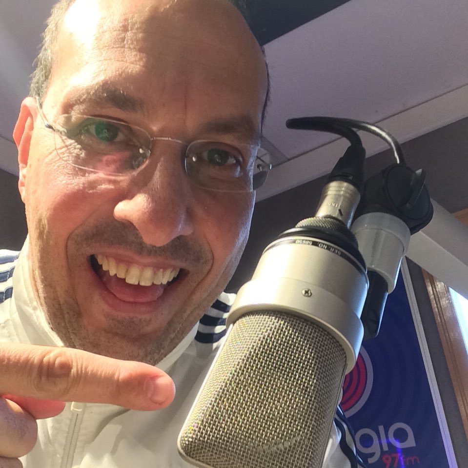 Radialista Domenico Gatto, da rádio Energia 97FM, de São Paulo