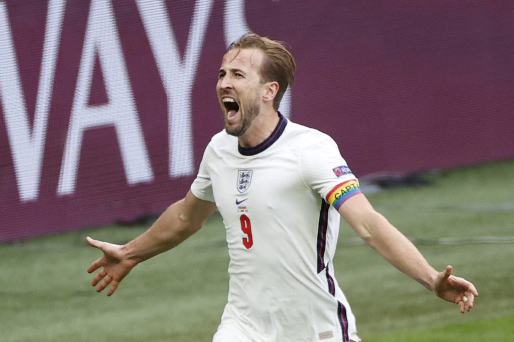 Harry Kane enfim desencantou na Eurocopa 2020