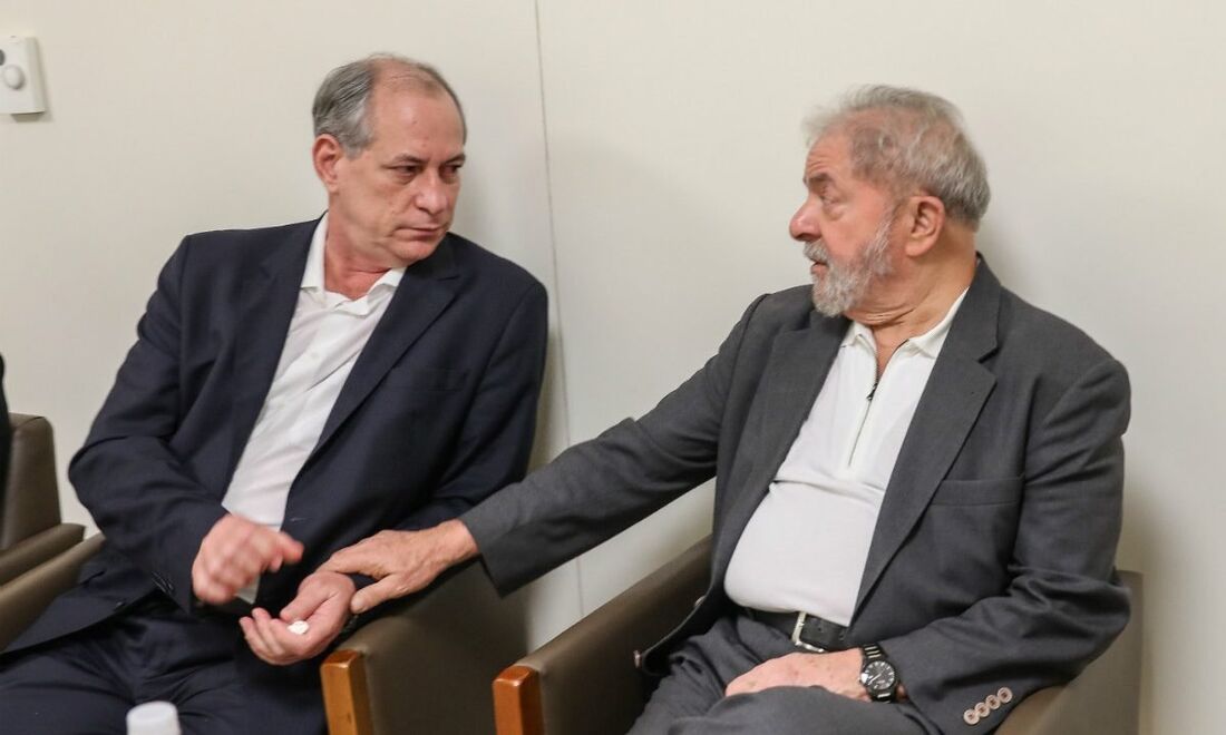 Ciro Gomes (PDT) e Lula (PT), em 2020, dois anos após o rompimento