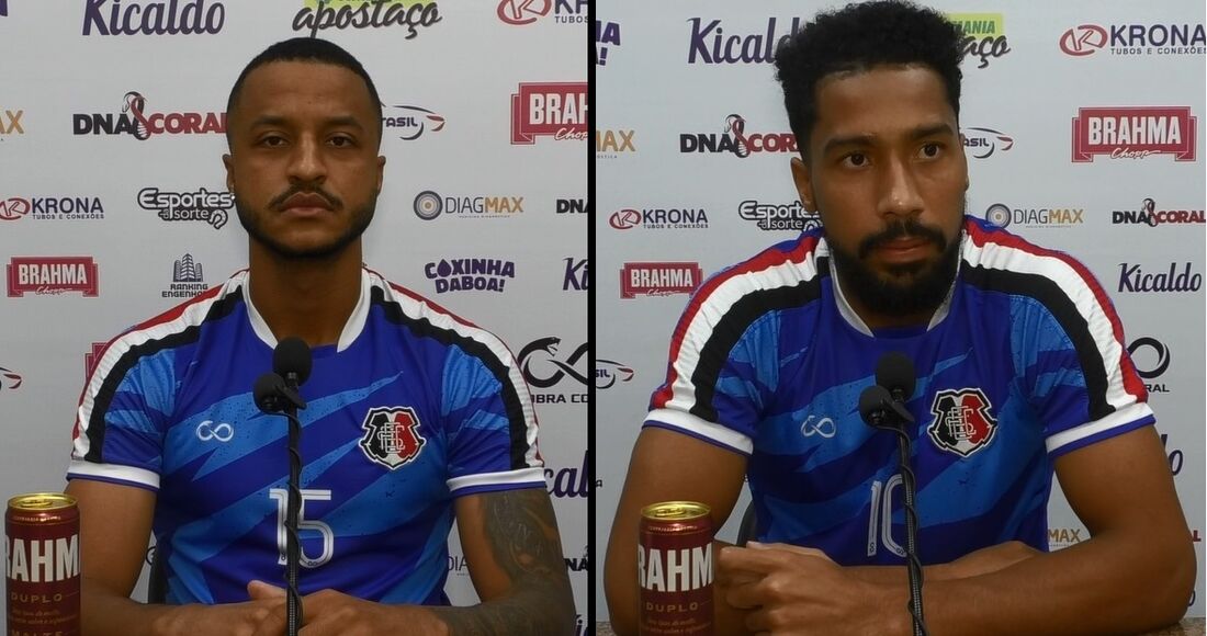 Zagueiro Rafael Castro e volante Maycon Lucas são apresentados no Santa Cruz