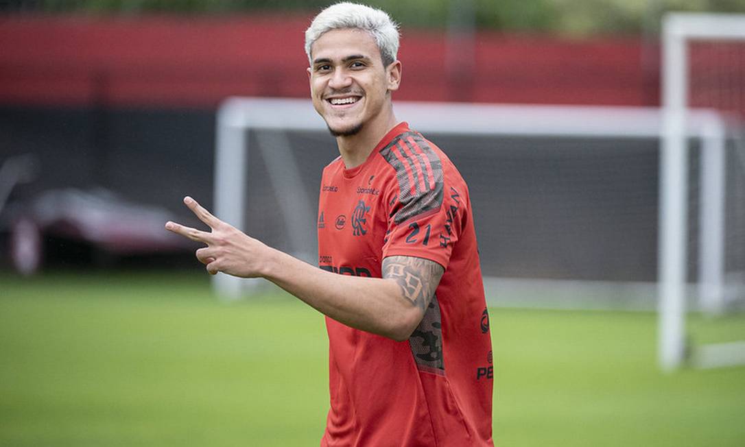 Pedro, atacante do Flamengo