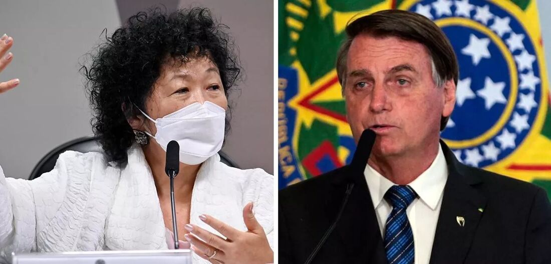 Jair Bolsonaro e Nise Yamaguchi