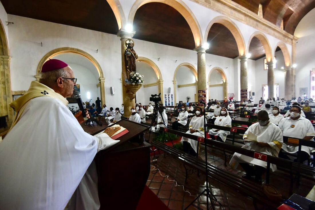 Celebração de Corpus Christi na Sé, em Olinda