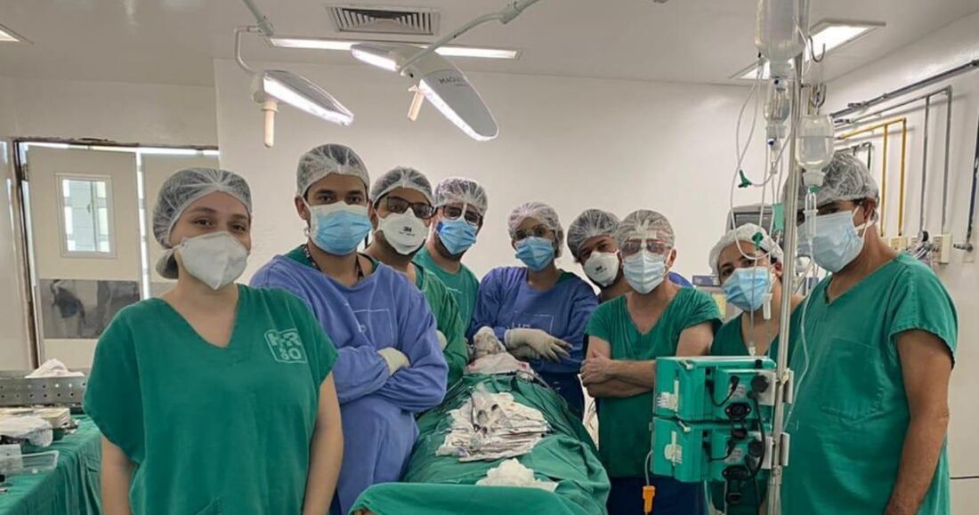 Equipe do setor de cirurgia bucomaxilofacial do Hospital da Restauração