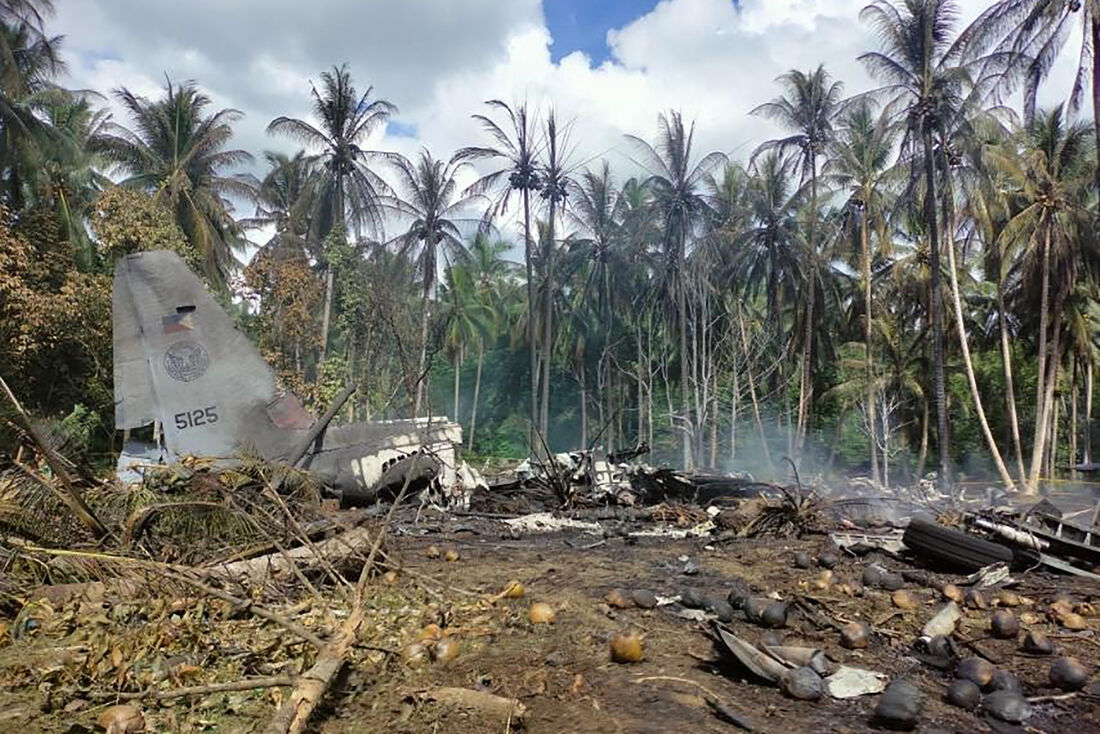 Acidente de avião nas Filipinas