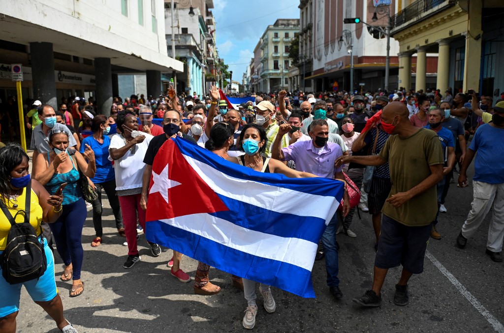 Protestos em Cuba