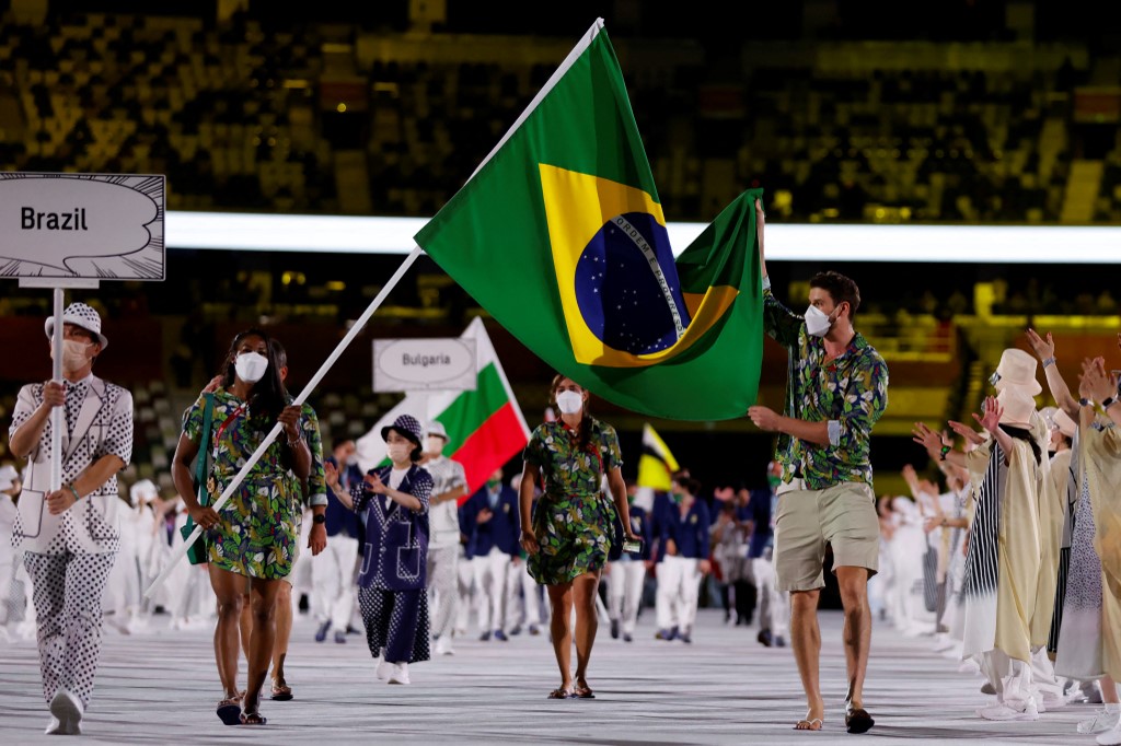 Delegação brasileira chegou com apenas quatro pessoas