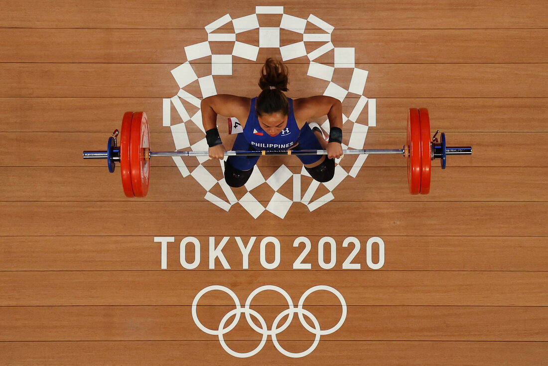 Hidilyn Diaz na categoria 55kg feminino