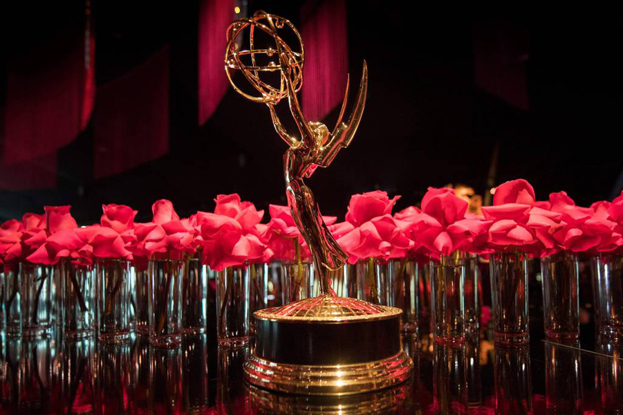 Troféu do Emmy em cerimônia de 2019